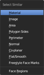 Im Select Similar Menü lassen sich Elemente mit ähnlichen Eigenschaften auswählen